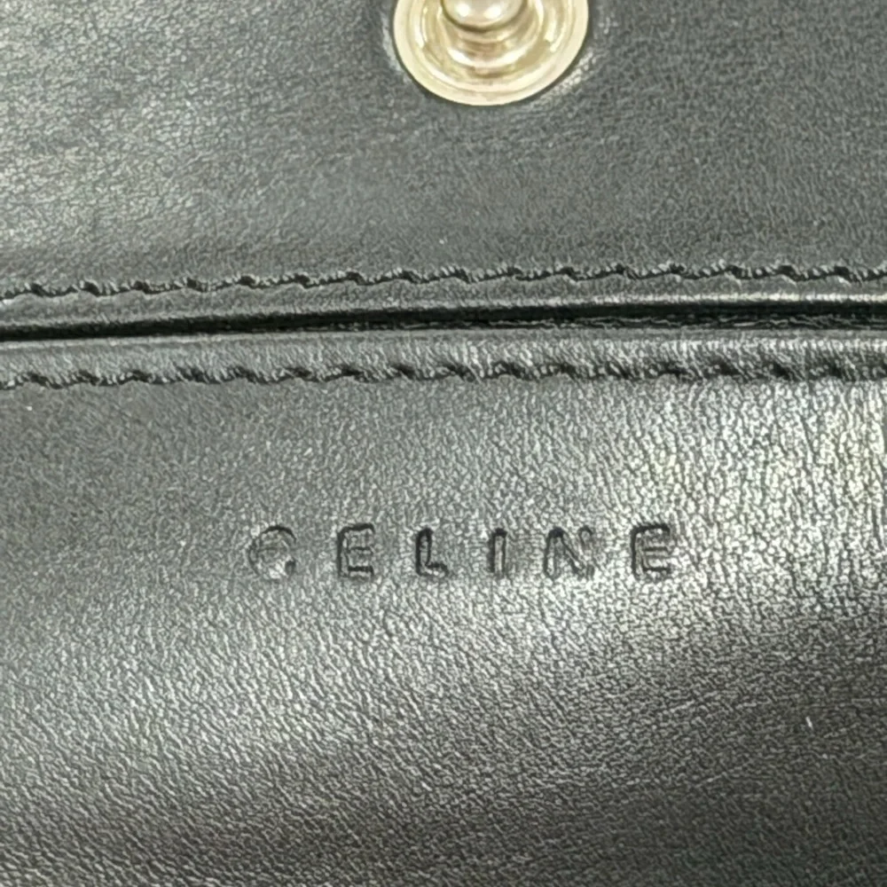 Celine Boogie Black Leather Bag‎ & Wallet Set